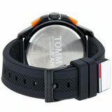  Shop Authentic Tommy Hilfiger Jeans Analog Black Dial Black Silicone Strap Watch For Men - 1791763 - Luxxuri