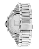  Shop Authentic Tommy Hilfiger Larson Multifunction Black Dial Silver Steel Strap Watch For Men - 1791916 - Luxxuri