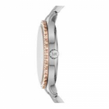  Shop Authentic Michael Kors Layton Three Hand Mother of Pearl White Dial Two Tone Steel Strap Watch For Women - MK6849 - Luxxuri
