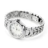  Shop Authentic Tag Heuer Link Quartz Diamonds Mother of Pearl Dial Silver Steel Strap Watch for Women - WBC1312.BA0600 - Luxxuri