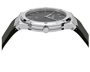  Shop Authentic Salvatore Ferragamo F-80 Classic Black Dial Black Leather Strap Watch for Men - SFDT00619 - Luxxuri