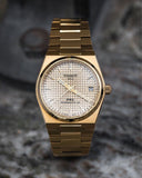  Shop Authentic Tissot PRX Powermatic 80 Gold Dial Gold Steel Strap Watch for Men - T137.207.33.021.00 - Luxxuri