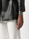  Shop Authentic Versace Greca Time Quartz Green Dial Two Tone Steel Strap Watch For Men - VE3K00422 - Luxxuri