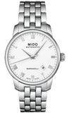  Shop Authentic Mido Baroncelli III Automatic White Dial Silver Steel Strap Watch For Women - M7600.4.26.1 - Luxxuri