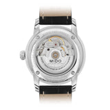  Shop Authentic Mido Baroncelli III Automatic Silver Dial Black Leather Strap Watch For Women - M7600.4.21.4 - Luxxuri