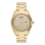  Shop Authentic Guess Connoisseur Gold Dial Gold Steel Strap Watch for Men - GW0265G2 - Luxxuri