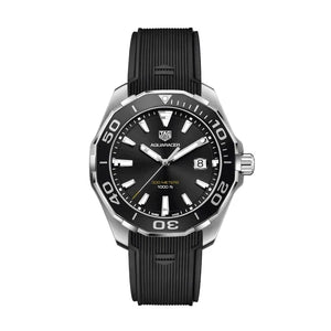 Shop Authentic Tag Heuer Aquaracer Quartz Black Dial Black Rubber Strap Watch for Men -  WAY101A.FT6141 - Luxxuri