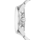  Shop Authentic Michael Kors Wren Chronograph Silver Dial Silver Steel Strap Watch for Women - MK7429 - Luxxuri