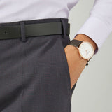 Shop Authentic Emporio Armani Modern Slim Analog Silver Dial Brown Leather Strap Watch For Men - AR11163 - Luxxuri