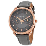  Shop Authentic Fossil Tailor Grey Dial Grey Leather Strap Watch for Women - ES3913 - Luxxuri