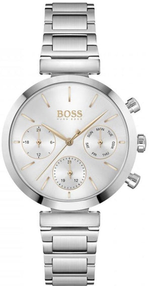  Shop Authentic Hugo Boss Flawless Silver Dial Silver Steel Strap Watch for Women - 1502530 - Luxxuri