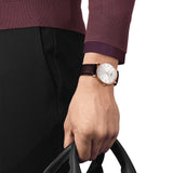  Shop Authentic Tissot Everytime Gent Silver Dial Brown Leather Strap Watch for Men - T143.410.36.011.00 - Luxxuri