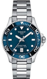  Shop Authentic Tissot Seastar 1000 Lady Blue Dial Silver Steel Strap Watch For Women - T120.210.11.041.00 - Luxxuri