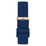  Shop Authentic Guess Solstice Diamonds Silver Dial Blue Rubber Strap Watch for Women - GW0113L3 - Luxxuri
