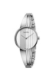  Shop Authentic Calvin Klein Drift Silver Dial Silver Steel Strap Watch for Women - K6S2N116 - Luxxuri