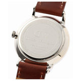  Shop Authentic Daniel Wellington Dapper St Mawes White Dial Brown Leather Strap Watch For Women - DW00100095 - Luxxuri
