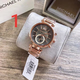  Shop Authentic Michael Kors Sawyer Rose Gold Dial Rose Gold Steel Strap Watch for Women - MK6226 - Luxxuri
