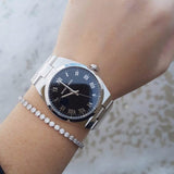  Shop Authentic Michael Kors Channing Midnight Blue Dial Silver Steel Strap Watch for Women - MK6113 - Luxxuri