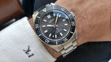  Shop Authentic Seiko Prospex 1965 Modern Re Interpretation Automatic Black Dial Silver Steel Strap Watch For Men - SPB143J1 - Luxxuri