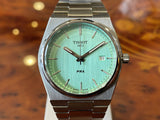  Shop Authentic Tissot PRX Quartz Light Green Dial Silver Steel Strap Watch for Men - T137.410.11.091.01 - Luxxuri