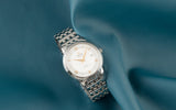  Shop Authentic Omega De Ville Prestige Co Axial Silver Dial Silver Steel Strap Watch for Men - 424.10.40.20.02.004 - Luxxuri