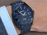  Shop Authentic Seiko Presage Sharp Edged Series Black Dial Black Steel Strap Watch For Men - SPB229J1 - Luxxuri