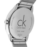  Shop Authentic Calvin Klein Minimal Blue Dial Silver Mesh Bracelet Watch for Women - K3M2212N - Luxxuri