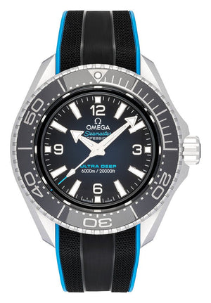  Shop Authentic Omega Planet Ocean 6000M Co Axial Master Chronometer 45.5mm Blue Dial Black Rubber Strap Watch for Men - 21532462103001 - Luxxuri