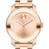  Shop Authentic Movado Bold Rose Gold Dial Rose Gold Steel Strap Watch for Women - 3600342 - Luxxuri