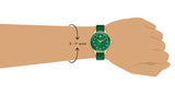  Shop Authentic Swarovski Octea Nova Crystals Green Dial Green Leather Strap Watch for Women - 5650005 - Luxxuri