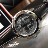  Shop Authentic Tissot PRS 200 Chronograph Black DIal Watch For Men - T067.417.16.051.00 - Luxxuri