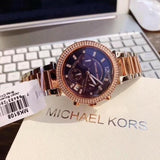  Shop Authentic Michael Kors Parker Chronograph Purple Dial Two Tone Steel Strap Watch For Women - MK6108 - Luxxuri