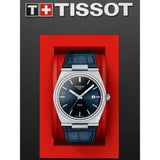  Shop Authentic Tissot PRX Blue Dial Blue Leather Strap Watch for Men - T137.410.16.041.00 - Luxxuri