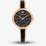  Shop Authentic Swarovski Crystalline Delight Black Dial Two Tone Steel Strap Watch for Women - 5580530 - Luxxuri