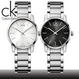  Shop Authentic Calvin Klein City Grey Dial Silver Steel Strap Watch for Women - K2G23161 - Luxxuri