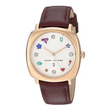  Shop Authentic Marc Jacobs Mandy White Dial Brown Leather Strap Watch for Women - MJ1598 - Luxxuri