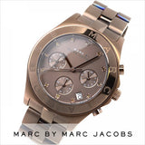  Shop Authentic Marc Jacobs Blade Chronograph Brown Dial Brown Steel Strap Watch for Women - MBM3121 - Luxxuri