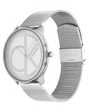  Shop Authentic Calvin Klein Minimal White Dial Silver Mesh Bracelet Watch for Men - K3M5115X - Luxxuri