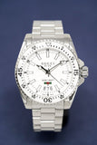 Shop Authentic Gucci Dive Quartz White Dial Silver Steel Strap Watch for Men - YA136302 - Luxxuri