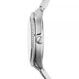  Shop Authentic Michael Kors Lauryn Analog Crystals Silver Dial Silver Steel Strap Watch For Women - MK3717 - Luxxuri