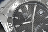  Shop Authentic Tag Heuer Aquaracer Automatic Anthracite Grey Dial Silver Steel Strap Watch for Men - WAY2113.BA0928 - Luxxuri
