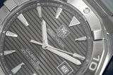  Shop Authentic Tag Heuer Aquaracer Automatic Anthracite Grey Dial Silver Steel Strap Watch for Men - WAY2113.BA0928 - Luxxuri