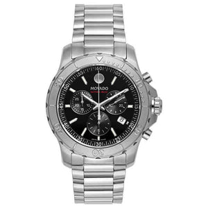  Shop Authentic Movado Series 800 Chronograph Black Dial Silver Steel Strap Watch For Men - 2600110 - Luxxuri