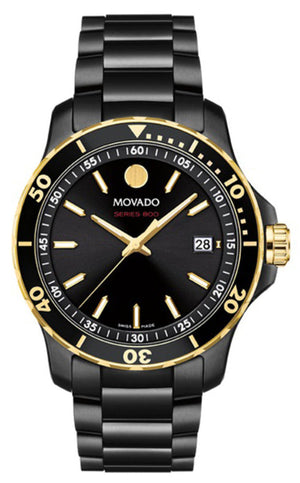  Shop Authentic Movado Series 800 Black Dial Black Steel Strap Watch For Men - 2600161 - Luxxuri