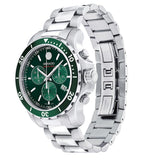  Shop Authentic Movado Series 800 Chronograph Green Dial Silver Steel Strap Watch for Men - 2600179 - Luxxuri