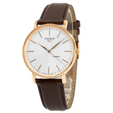  Shop Authentic Tissot Everytime Gent Silver Dial Brown Leather Strap Watch for Men - T143.410.36.011.00 - Luxxuri