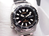  Shop Authentic Citizen Promaster 200M Diver Fugu Asian Limited Edition Black Dial Silver Steel Strap Watch For Men - NY0090-86E - Luxxuri