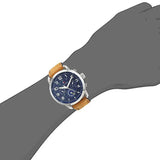  Shop Authentic Tommy Hilfiger Briggs Chronograph Blue Dial Brown Leather Strap Watch for Men - 1791424 - Luxxuri