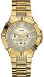  Shop Authentic Guess Vista Diamonds Gold Dial Gold Steel Strap Watch for Women - W13573L1 - Luxxuri