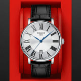  Shop Authentic Tissot Carson Premium Silver Dial Black Leather Strap Watch For Men - T122.410.16.033.00 - Luxxuri